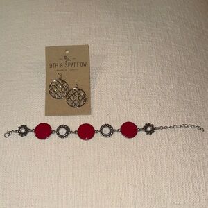 Earring and Bracelet Set